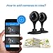 MiSafes HD 720P Day Night Vision Smart Wireless WIFI Security Camera Indoor With Two-way Audio Monitor Remote Home Office Motion Alerts Pets Baby Security Monitor iOS & Android App (314R) … (black)