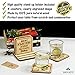 Navady Wood Funny Coasters for Drinks with Holder Set of 4 (3.9 x 3.9 Inches), Funny Dad Gifts from Daughter Son, Father's Day Gifts, Dad Birthday Gifts, Funny Dad Christmas Gifts (Best Father)