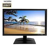 101AV 21.5 Inch HD-TVI,AHD,CVI/CVB Analog HD 16:9 LED Security Monitor 1x HDMI & 2X BNC Video Inputs CCTV DVR Home Office Surveillance System