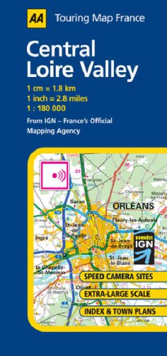 Aa Road Map France Central Loire Valley (Aa Road Map France Series): Aa Publishing:  9780749551346: Amazon.com: Books