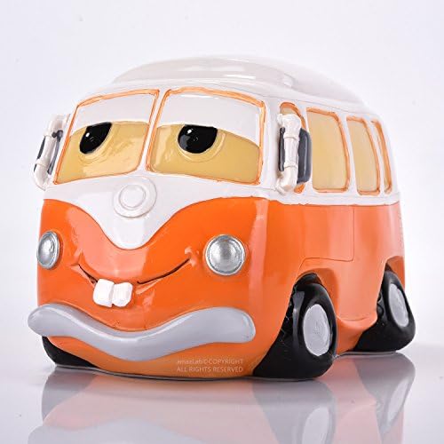 Amazlab Cartoon Camper Van LED Table Night Lamp, Children’s Room Decoration, USB or Battery Powered, 4 Hour Timer