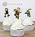 Teenage Mutant Ninja Turtles Themed Cupcake Toppers Party Pack for 24 Cupcakes