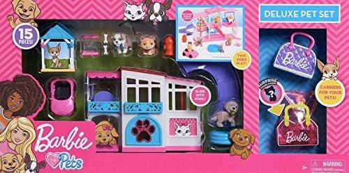 barbie deluxe pet set