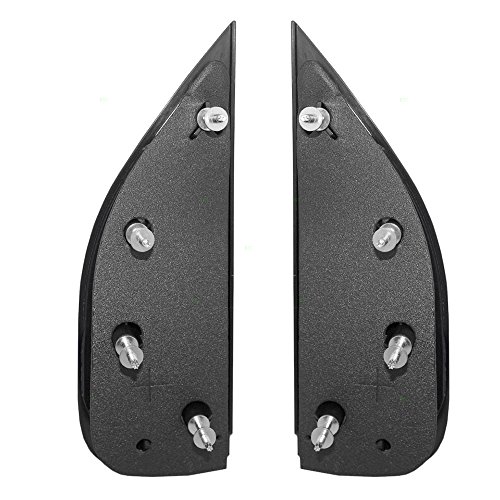 image for AUTOANDART Manual Side View Mirrors Dual Glass Paddle Type Driver and 