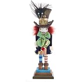 Kurt S. Adler, Inc. HA0381 Kurt Adler 18" Hollywood Mad Hatter Nutcracker, Multicolor, Standard