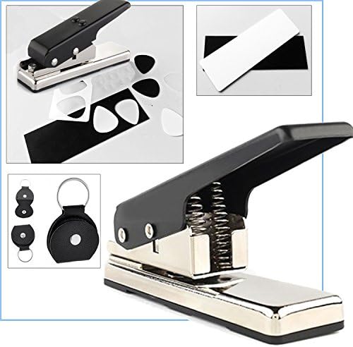 Plectrum Puncher ~ Punch Out and Make Your Own Cool Guitar Picks for FREE! Comes with a Leather Keyring Holder for your Picks