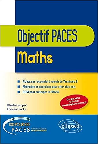 Amazon Fr 100 Paces Maths Terminale S Objectif Paces Sergent Blandine Roche Francoise Livres