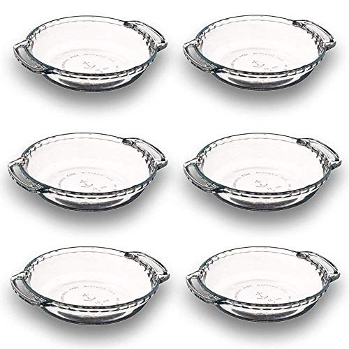 Anchor Hocking Oven Basics 6-Inch Mini Pie Plate, Set of 6 - Thumbnail 2