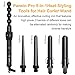 PARWIN PRO 5 in 1 Professional Curling Iron and Wand Set – Interchangeable Ceramic Tourmaline Barrel Hair Curler with Travel Bag & Two Clipsthumb 2