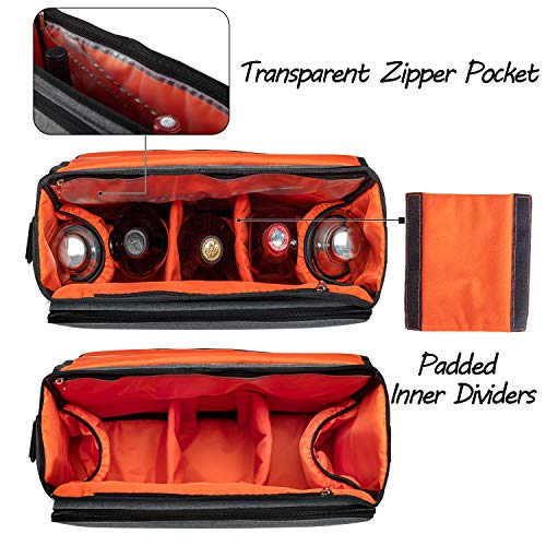 CURMIO Aufbewahrungstasche für Bartender, Barkeeper, Cocktail Shaker Set Reisetasche, Cocktailmixer Set Tragetasche für… – Bild 4