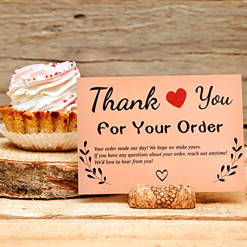 60 Large 4 X 6 Inch Thank You For Your Order Cards Supporting My Business Cards Customer Thank You Cards Business Greeting Cards For Small Business Company And Birthday Party Favors Pricepulse