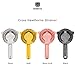 Double Cocktail Jigger Bell Jiggers Stainless Steel Seamless 1&2 OZ Measuring Jigger by Homestia, Gold