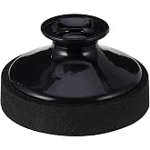 MILISTEN Saxophone Mute Sax Sound Mute Dampener Aluminum Alloy Noise Remover Muffler for Sax Alto Saxophone Quiet Training Music Instrument Part Accessory, Black
