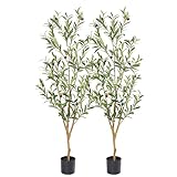 Bellacat Faux Olive Tree 4ft，Olive Trees