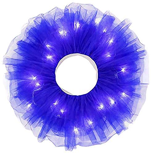 LED Tulle Skirt Girls Kids Light Tutu Princess Glowing Neon Party Carnival Wedding Costume Dance Tulle Skirt