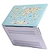 HDE MacBook Air 13 Case Cute World Map Designer Hard Shell Plastic Snap On Case Fits Models A1369 / A1466 (Cute Map)