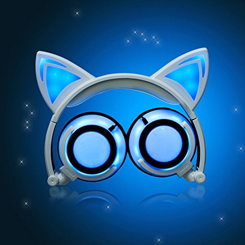 Kids-Cat-Ear-Headphones-RechargeableUpgraded-Version-Christmas-Gifts-Wired-OnOver-ear-Foldable-LED-Lights-Gaming-Headsets-for-Girls-or-Boys-Compatible-with-IOS-Phone-and-Android-Phone-Laptop