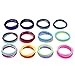 69 Pcs Multicolored Hair Ties Bulk 3mm Elastic Bands No Metal Elastics Soft Ponytail Ties Holders for Hair Women Men