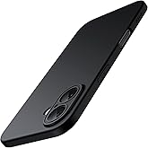 JETech Slim Case for iPhone 16 6.1-Inch with Camera Lens Full Protection, Ultra-Thin Lightweight Matte Finish Minimalist Protective Phone Cover (Black)