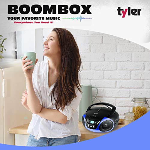 2 Tyler+Portable+Stereo+TAU101+BL+Headphone