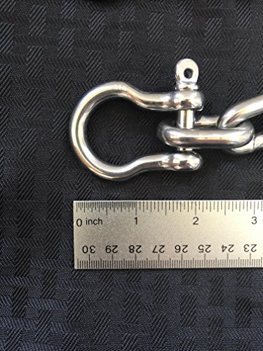 image for US Stainless 6 Foot Stainless Steel 316 Anchor Chain 5/16