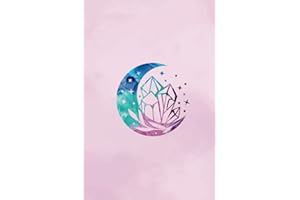 Crystals Journal - 120 Blank Lined Pages - 6 x 9 - Matte Cover
