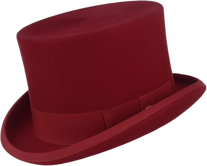 mens red wool hat