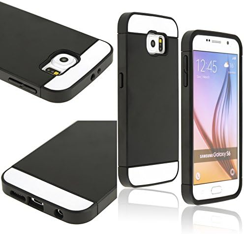 Oriental Style Samsung Galaxy S6 Contrast Color 2 in1 Case Cover Black