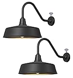 Ytzlvw 18 Inch Large Outdoor Barn Lights Dusk to