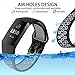 Neitooh 3 Packs Bands Compatible with Fitbit Charge 3/Charge 3 SE for Women and Men,Soft Silicon Waterproof Replacement Sports Strap with Breathable Holes