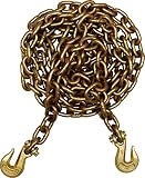 (1) 1/2" X 20' G70 Tow Chain Tie Down Binder Chain Flatbed Truck Trailer Safety