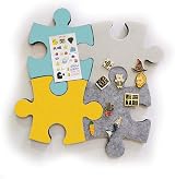 Manco Luella Felt Cork Board Tiles - Hexagon, Square, Circle, Colorful view 3