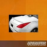 For Nissan 350Z Convertible 03-08 ABS Trunk Rear Lip Spoiler Unpainted Primer