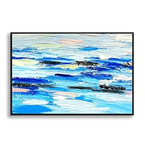 Framed Canvas Wall Art for Living Room, Bedroom Abstract Impression Canvas Prints for Home Decoration Ready to Hanging - 16x24 inches