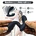 Anal Vibrator, Vibrating Anal Sex Toy Dual Motors Prostate Massager 10 Stimulation Patterns USB Rechargale Remote Control, Waterproof Personal Massager Sex G-Spot Anal Toys for Man Women Adult