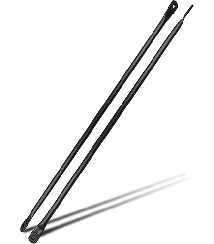 Timyrimy 30\/76cm Garden Swing Replacement Bars, Matte Black Metal Round Rods for Hanging Swing Seat to Frame(2PCS/CTN Timyrimy 30\/76cm Garden Swing Replacement Bars, Matte Black Metal Round Rods for Hanging Swing Seat to Frame(2PCS/CTN