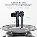 HolyHigh Bluetooth Earbuds Bluetooth 5.0 Wireless Earphones with 5000mAh Charging Case Built-in Mic IPX5 Waterproof Bluetooth Headphones with Wireless Power Bank for iOS Android