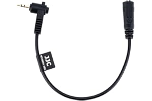 JJC 3.5mm Female to 2.5mm Male Microphone Audio Cable Mic Adapter for Fuji Fujifilm X-T30 II X-T30 X-T20 X-T10 X-PRO3 X-T100 X100V X100F X100T X-PRO2 X-T1 X-E3 X-E2S X-E2 X-E1 and XF10 Camera