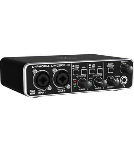 Amazon.com: Behringer U-PHORIA UMC404 Audiophile 4x4, 24-Bit