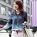 Zeagoo Women's Gradual Single-Breasted Long Sleeve Shirt Blouse