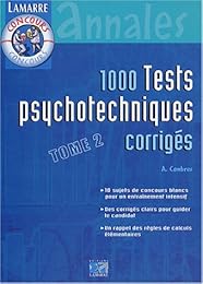 1000 tests psychotechniques corrigés