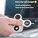 White Tri Fidget Hand Spinner - Ceramic Bearing Focus Hand Spinner Toy Stress Relieves Reducer EDC Perfect For Boredom ADHD Anti Anxiety and Autism Metal Bearing