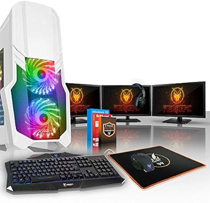 Fierce Viper RGB PC Gamer - 3.9GHz Hex-Core AMD Ryzen 5 2600, 240GB SSD, 1TB