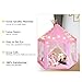 Kids Play, Super Fantasy Pink Princess Castle Playhouse Canopy Tent with LED Light for Children Indoor and Outdoor