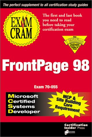 MCSD/MCP+SD FrontPage 98 EXam Cram-cover