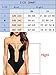 LAZAWG Women's Full Body Shaper Thong Convertible Seamless U Plunge Body Suit.,Black,Size Large / 36