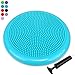 Trideer Inflated Stability Wobble Cushion with Pump, Extra Thick Core Balance Disc, Kids Wiggle Seat, Sensory Cushion for Elementary School Chair (Office & Home & Classroom) (34cm Turkis)