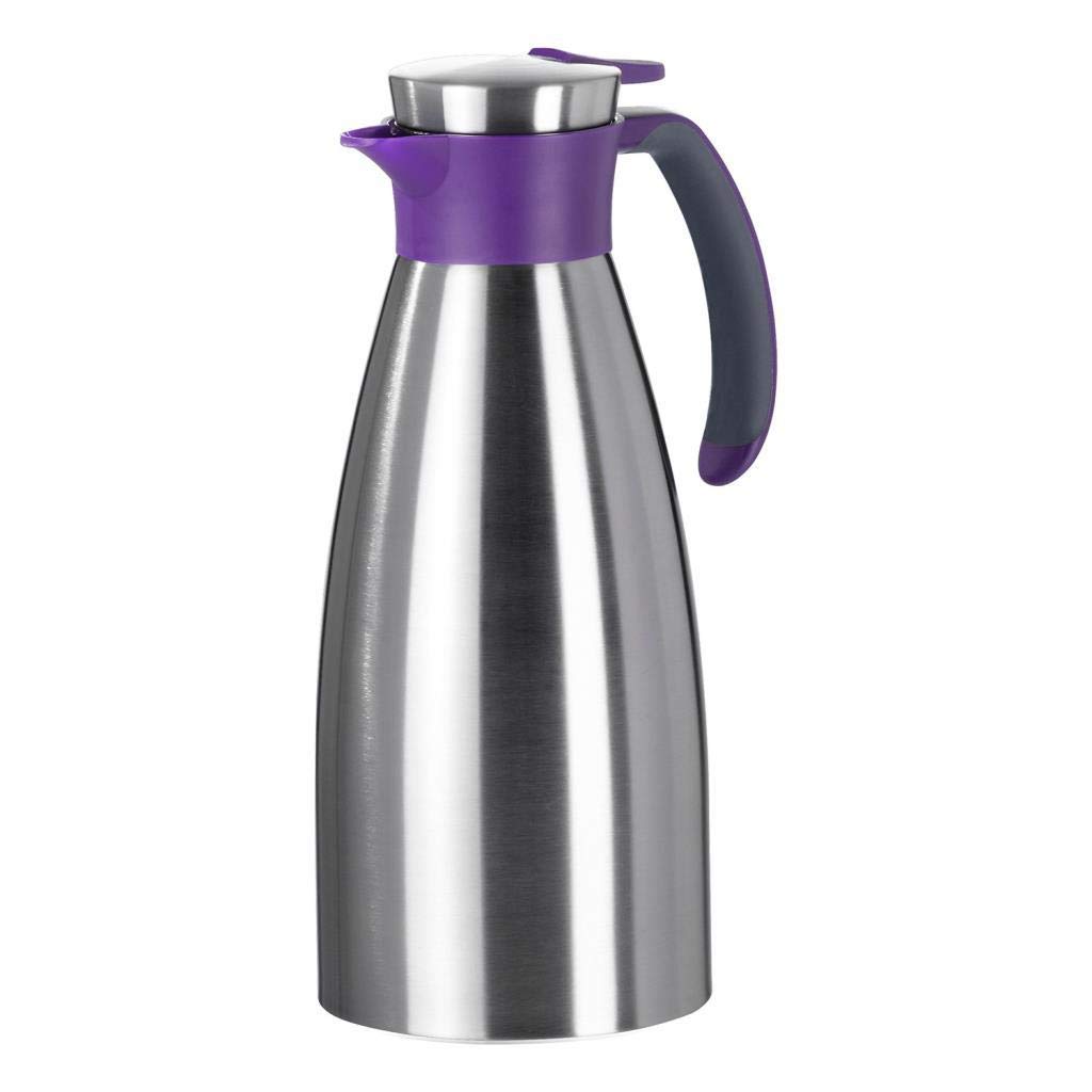Emsa 512577 Soft Grip Quick-Tip vacuum jug 1.0 litres, blackberry
