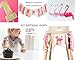 WAOUH HighChair Banner for 1st Birthday - First Birthday Decorations for Photo Booth Props, Birthday Souvenir and Gifts for Kids, Best Party Supplies(Flamingo)