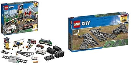 Lego City Güterzug 60198 Kinderspielzeug Lego City Weichen 60238 Spielzeugeisenbahn